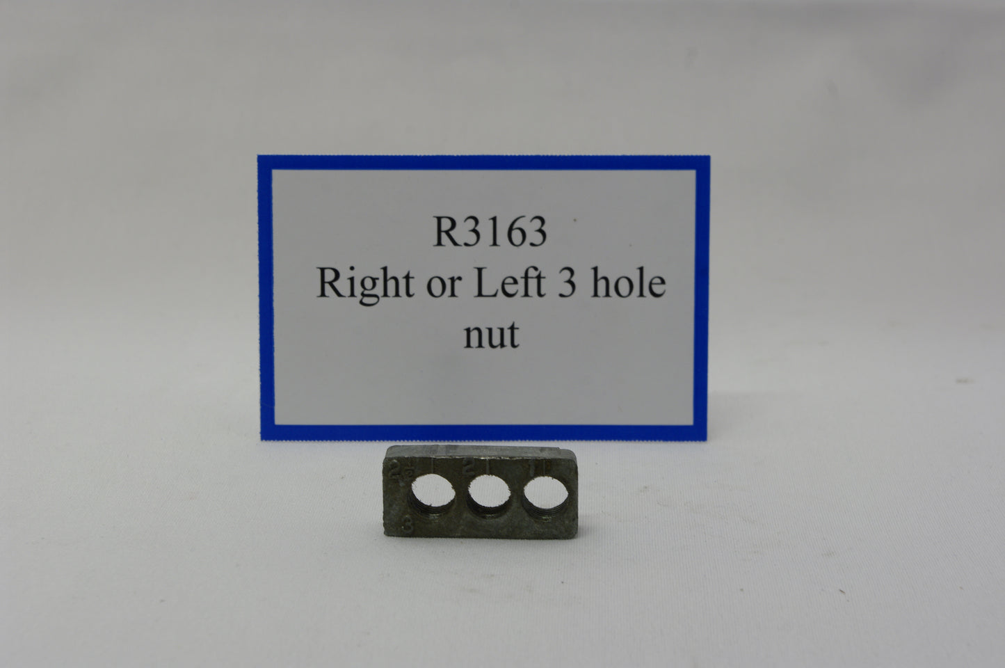 13163 three hole nut